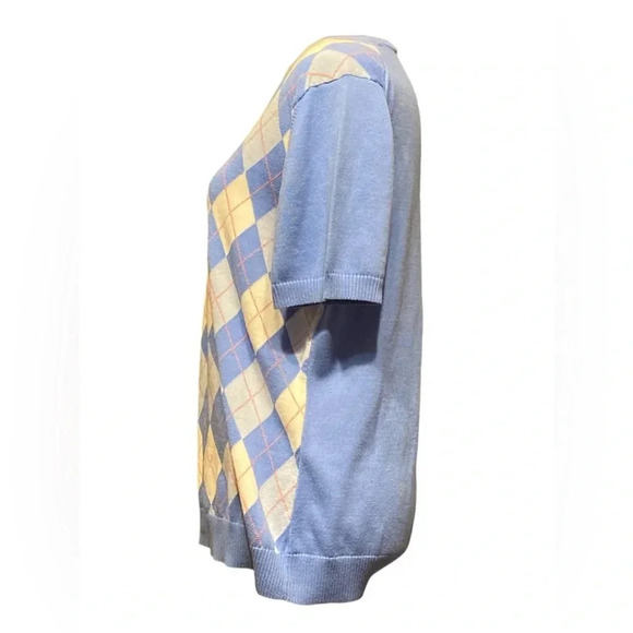 ⛳️ Brooks Brothers 365 argyle shortsleeved sweater. - Picture 5 of 7